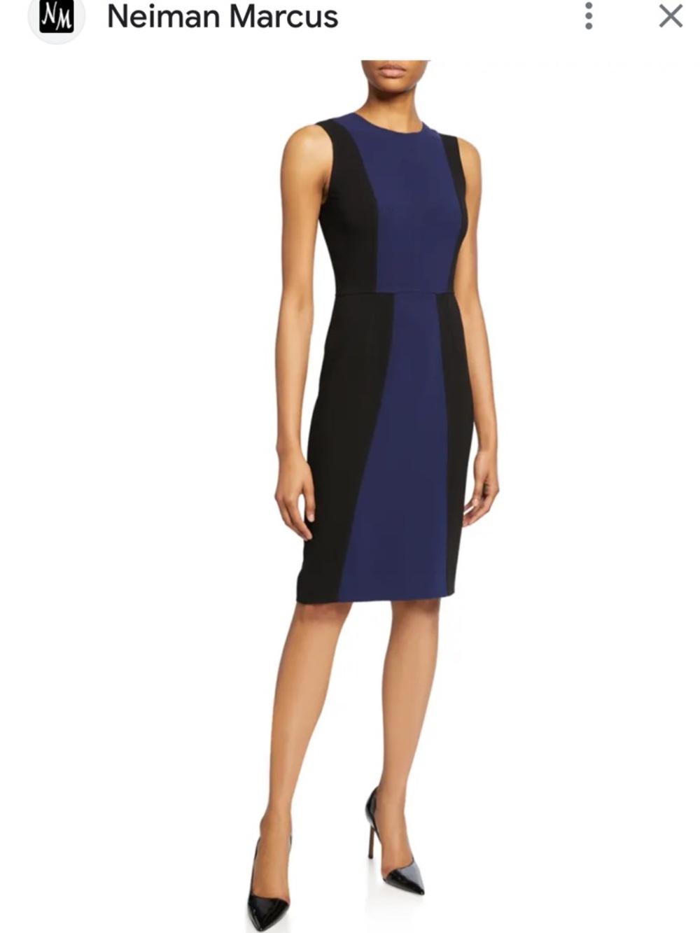 Diane von Furstenberg Calliope Colorblock Sleeveless Sheath
Dress.